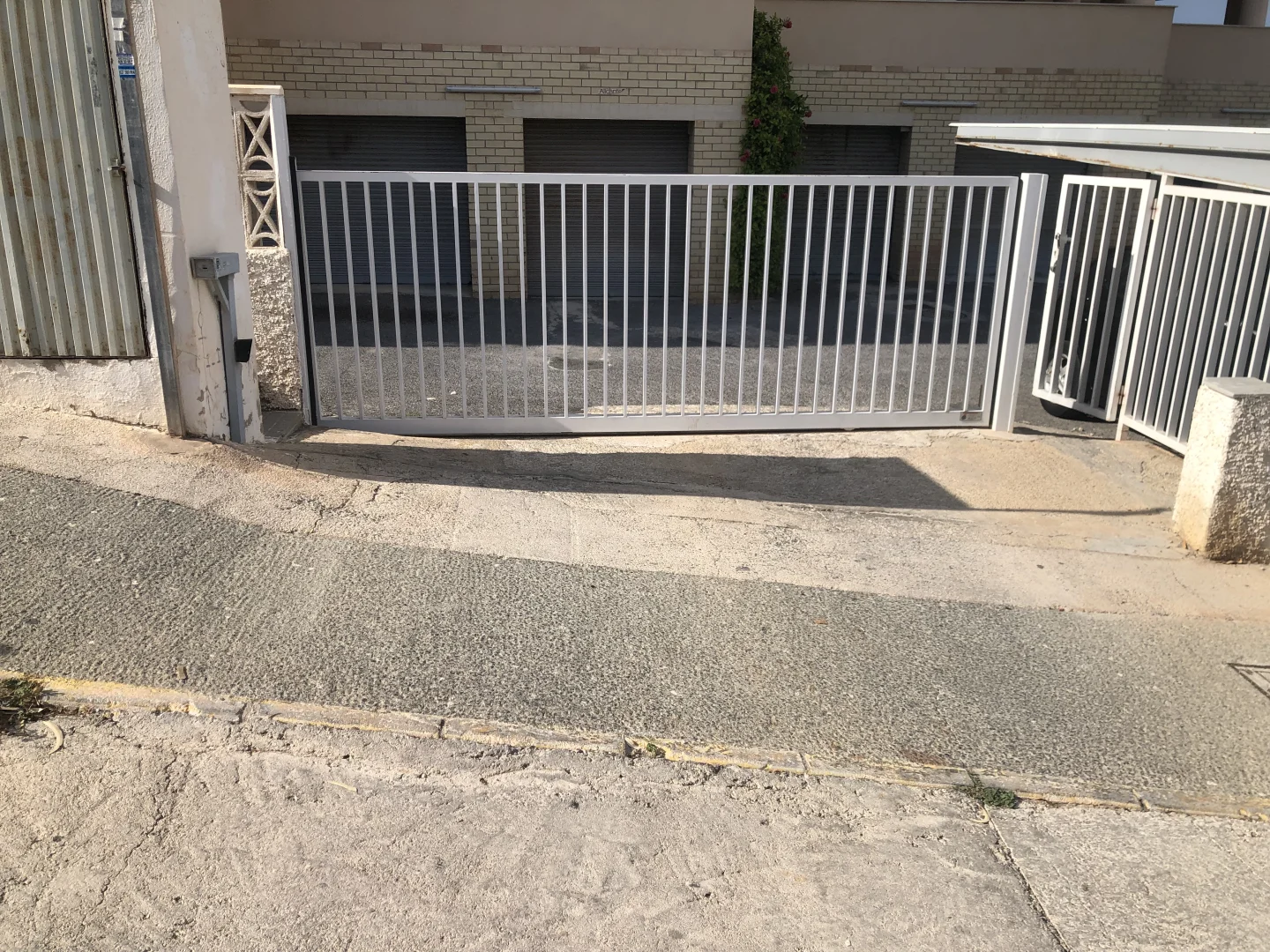 Garaje privado en la playa
